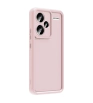Redmi Note 13 Pro Plus Kılıf Kamera Korumalı Ananas Silikon Kapak (Pembe)