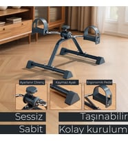 Mini Pedal Egzersiz Kondisyon Bisikleti Taşınabilir Dirençli Ev Aleti El Ve Ayak Pedallı Spor Cihazı