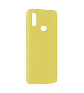 Galaxy M11 ile Uyumlu Cappy Silikon Kılıf Sarı
