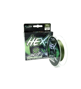 Fujin Hex Braid 8x 300mt Moss Green PE İp Misina 0,18 mm