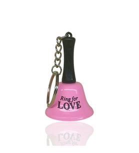 Anahtarlık Resepsiyon  Zil Ring For Love Açık Pembe