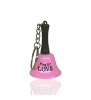 Anahtarlık Resepsiyon  Zil Ring For Love Açık Pembe