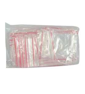 LokmanAVM Kilitli Naylon Torba Poşet 5X5 Cm Şeffaf 100 Adet 1 Paket