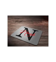 KİŞİYE ÖZEL N HARF BASKILI MOUSE PAD