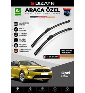 Opel Astra L Ön Cam Silecek Seti 2021 Üzeri Premium Araca Özel 60-40 Cm A+ Kalite
