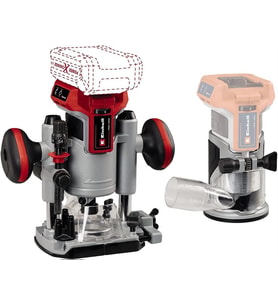 Einhell 4350410 TP-RO 18 Set Li BL-SOLO Kömürsüz Freze (Akü Dahil Değildir)