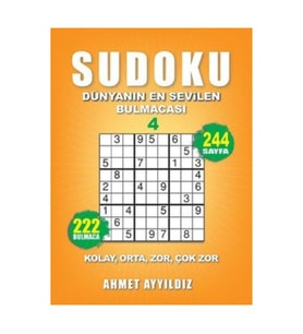 Sudoku Dünyanın En Sevilen Bulmacası 4
