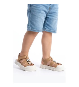 Kindep (Kids) Kaymaz Taban Çocuk Sandalet VİZON