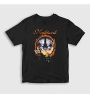 Presmono Unisex Çocuk Siyah Dark Passion Play Nightwish T-Shirt 474362tt