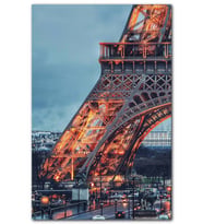 Cakatablo Eyfel Kulesi Bulutlu Akşam Paris MDF Tablo