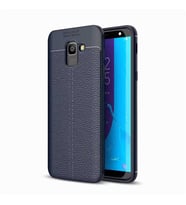 Samsung Galaxy J6 Uyumlu Kılıf Zore Niss Silikon Kapak (Kırmızı)
