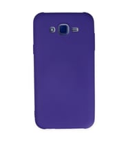 Samsung Galaxy J7 Kılıf Nano İçi Kadife Silikon - Mor