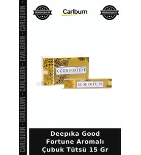 Özel Üretim Aromatik Koku Meditasyon Ferahlık Deepıka Good Fortune Aromalı Çubuk Tütsü 15 Gr