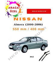 Nissan Almera (2000-2006) Araca Özel Silecek Muzq