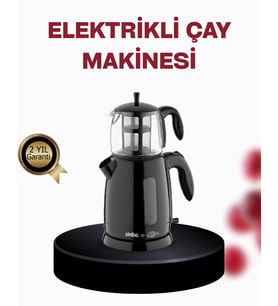 Cam Demlikli 20 Bardak Kapasiteli Elektrikli Çaycı