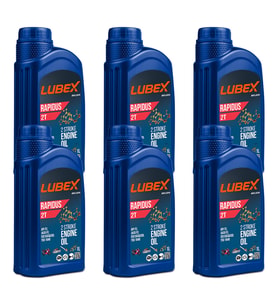 Lubex Rapidus 2T 1 Lt 2 Zamanlı Motosiklet Yağı (6 Adet)