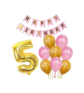5 Yaş Doğum Günü Kız Pembe