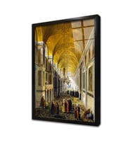 Ayasofya Gaspare Fossati Çerçeveli Cam Tablo