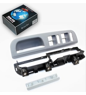 VW Passat B5 Kapı Kolu Cam Düğme Çerçeve Kapak Seti (4 Kapılı Araçlar) 3B1867179C, 3B1867171E, 3B0867171A