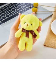 Wolawood Peluş Ayıcık Anahtarlık – Yumoş Mini Sevimli Çanta Süsü, Tatlı ve Şirin Aksesuar, Yumuşak Peluş Oyuncak Anahtarlık Hediyelik