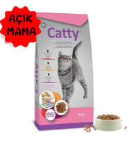 Catty tavuklu 1 kg Yetişkin Kedi Maması - Açık Paket