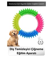 #Köpek Diş Temizleyici Çiğneme Eğitim Aparatı Dayanıklı Köpek Isırma Oyuncağı Diş Kaşıma Oyuncak Pla