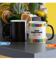 Sınıf Öğretmeni Sihirli Kupa Bardak 002