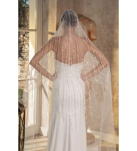 Uzun Gelinlik Duvağı Ve Nikah Duvağı 230 Cm (Beyaz)