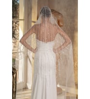 Uzun Gelinlik Duvağı Ve Nikah Duvağı 230 Cm (Beyaz)
