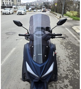 MOTOCAM Arora Max T Ön Cam 2022-2026 Model 65cm Füme Renkli 4mm ORTA BOYLU