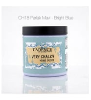 Cadence Very Chalky Home Decor Mobilya Boyası 500 ml. CH-18 PARLAK MAVİ 