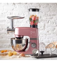 Cookplus Promix Ef802 Stand Mikser 1000W Mutfak Şefi, Et Kıyma Makinesi ve Smoothie Blender Pink