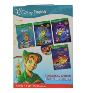 İngilizce hikaye Disney English A Magical World - Sihirli Bir Dünya Çantalı set