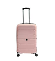 PP Silikon Büyük Boy Valiz Pembe