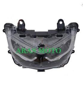 Yamaha Nmax 125 155 Ön Far Komple OEM Kalite E Belgeli (2021-2023)ARASMOTO (Siyah)