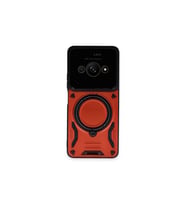 Xiaomi Poco C61 Kılıf Joy Lens Standlı Kapak - Kırmızı