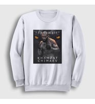 Presmono Unisex Beyaz Wolf Kurt Khamzat Chimaev Mma Ufc Sweatshirt 429288tt (Beyaz)