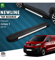 S-Dizayn Citroen Jumpy 3 Kısa Şase NewLine Aluminyum Yan Basamak 213 Cm 2016 Üzeri A+ Kalite