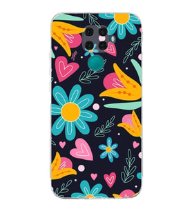 PrintiFy Huawei Mate 30 Lite ile Uyumlu Retro Color 1  Kamera Korumalı Şeffaf  Kılıf
