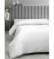 Pamuklu Ranforce Tek Kişilik 160x220 Nevresim Yorgan Kılıfı - Beyaz