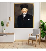 ÇERÇEVELİ ATATÜRK TABLO S739