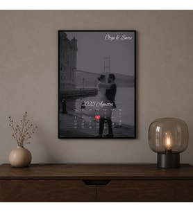 Kişiye Özel Fotoğraflı Özel Gün Takvim Tablosu