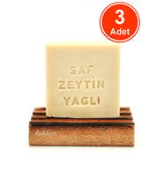 Saf Zeytinyağlı Türk Hamamı Sabunu El Yapımı Doğal 120 G x 3 Adet