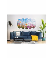 RENGARENK ÇİÇEKLER MDF TABLO-0796