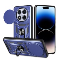 Xiaomi Redmi Note 14 Pro Plus Uyumlu Kılıf Magnetik Standlı Kamera Korumalı Zore Sürgülü Vega Kapak