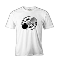 Masa Tenisi - Ping Pong Ying Yan Beyaz Erkek Tshirt