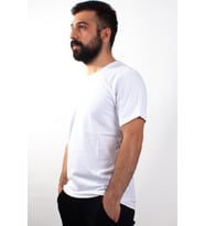 TWİSTER JEANS 1828 BEYAZ BİSİKLET YAKA ERKEK T-SHİRT