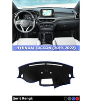 Hyundaı Tucson (2019-2021) 3d Torpido Koruma Kılıfı - Ön Göğüs Panel Kaplama - Mavi Şerit