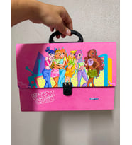 Gıpta Winx Club Kız Çocuk Saplı Kilitli Çanta Karışık Desen 1 Adet