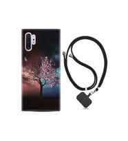 Samsung Galaxy Note 10 Plus Kılıf Resimli Desenli Silikon Boyun Askılı Heaven Tree 1859